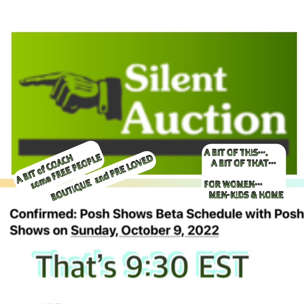 PLEASE JOIN ME @dressyu this Sunday October 9 9:30 EST-my 1st Posh Live Auction